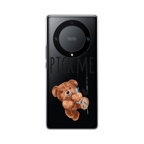 Honor Magic5 Lite 5G Pick me Transparent Silicone TPU Θήκη