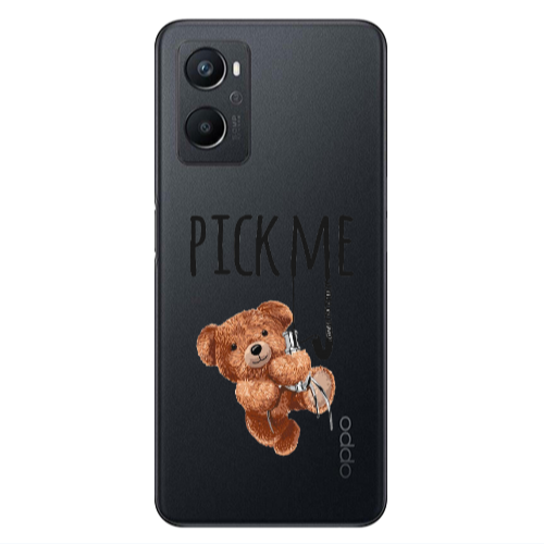 Oppo A 96 Pick me Transparent Silicone TPU Θήκη