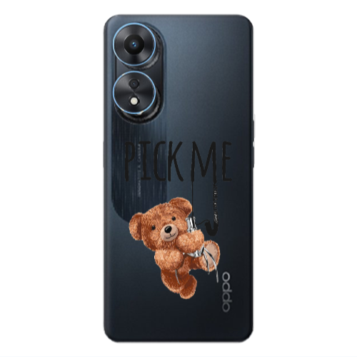 Oppo A 98 Pick me Transparent Silicone TPU Θήκη