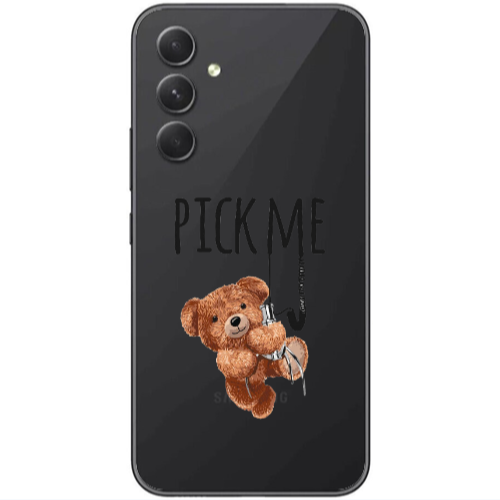Samsung Galaxy A25 Pick me Transparent Silicone TPU Θήκη