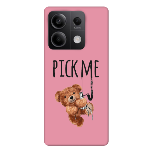 Xiaomi Redmi Note 13 5G Pick me Pink Colored Silicone TPU Θήκη