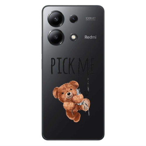 Xiaomi Redmi Note 13 4G Pick me Transparent Silicone TPU Θήκη