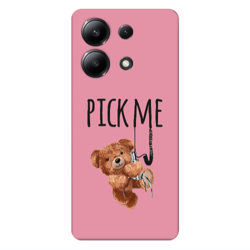 Xiaomi Redmi Note 13 4G Pick me Pink Colored Silicone TPU Θήκη