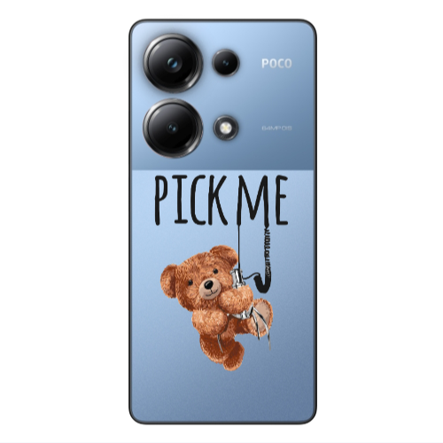 Xiaomi Poco M6 Pro 4G Pick me Transparent Silicone TPU Θήκη