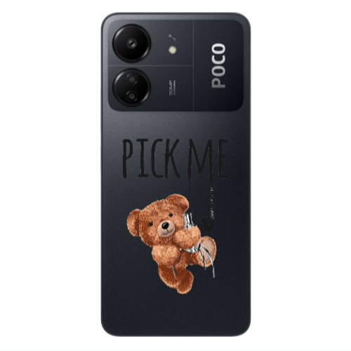 Xiaomi Poco C65 Pick me Transparent Silicone TPU Θήκη