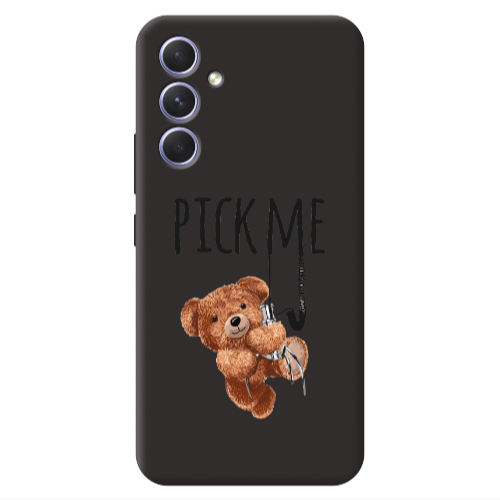 Samsung A35 Pick me Black Colored Silicone TPU Θήκη