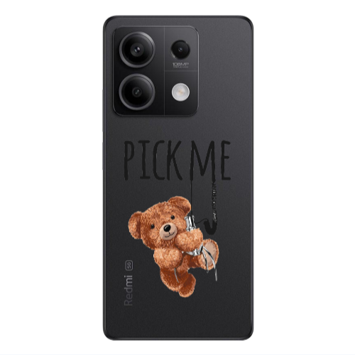 Xiaomi Redmi Note 13Pro 5G Pick me Transparent Silicone TPU Θήκη