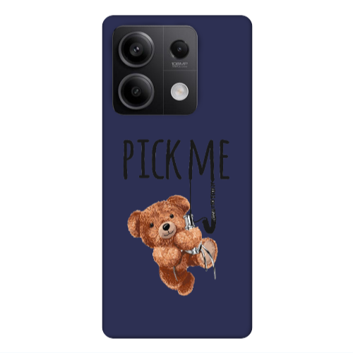 Xiaomi Redmi Note 13Pro 5G Pick me Dark blue Colored Silicone TPU Θήκη