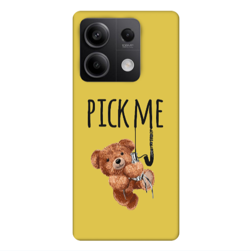Xiaomi Redmi Note 13Pro 5G Pick me Yellow Colored Silicone TPU Θήκη
