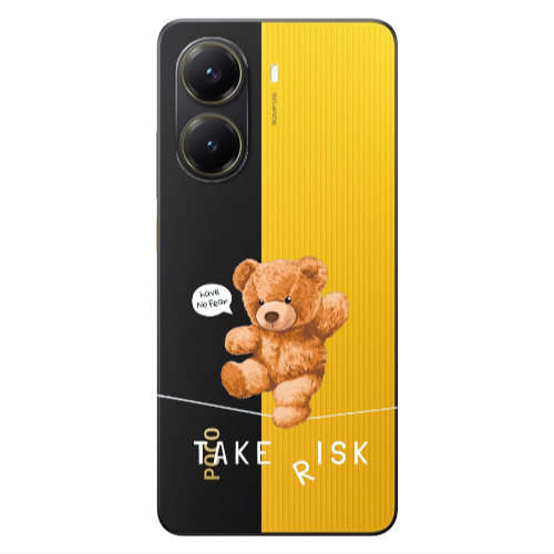 Xiaomi Poco X7 Pro Take risk Transparent Silicone TPU Θήκη