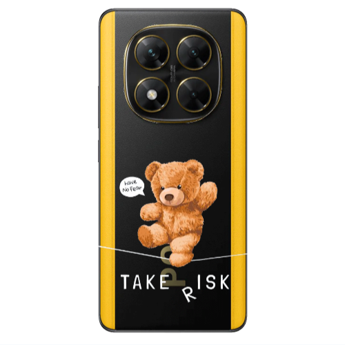 Xiaomi Poco X7 Take risk Transparent Silicone TPU Θήκη