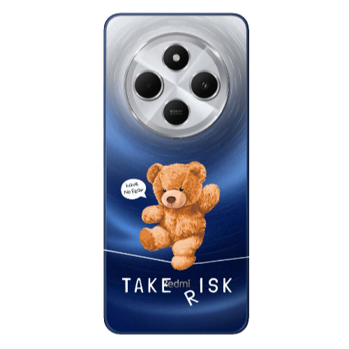 Xiaomi Redmi 14c Take risk Transparent Silicone TPU Θήκη