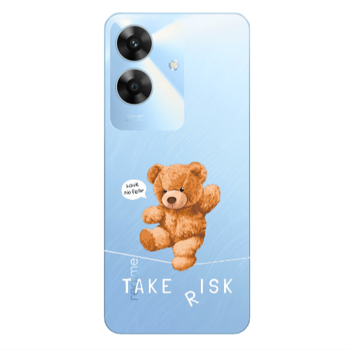 Realme Note 60 Take risk Transparent Silicone TPU Θήκη