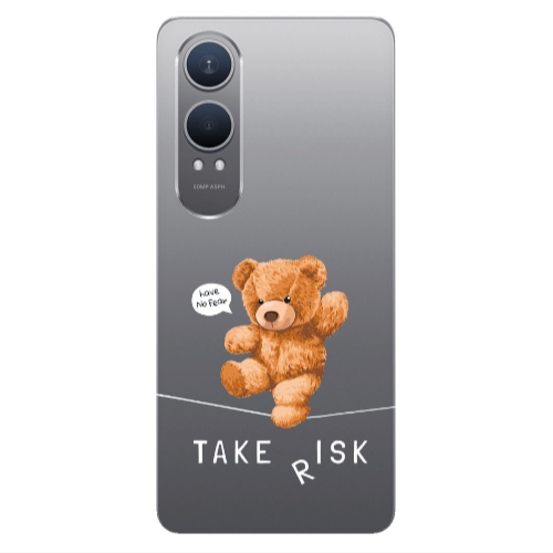 Oneplus Nord Ce 4 lite Take risk Transparent Silicone TPU Θήκη