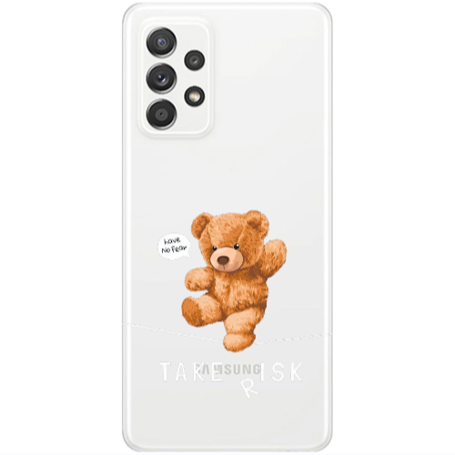 Samsung A52 Take risk Transparent Silicone TPU Θήκη