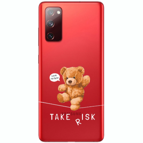 Samsung S20 FE Take risk Transparent Silicone TPU Θήκη