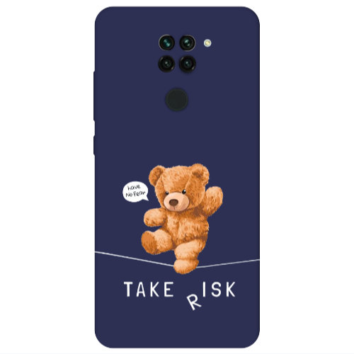 Xiaomi Redmi Note 9 Take risk Dark blue Colored Silicone TPU Θήκη