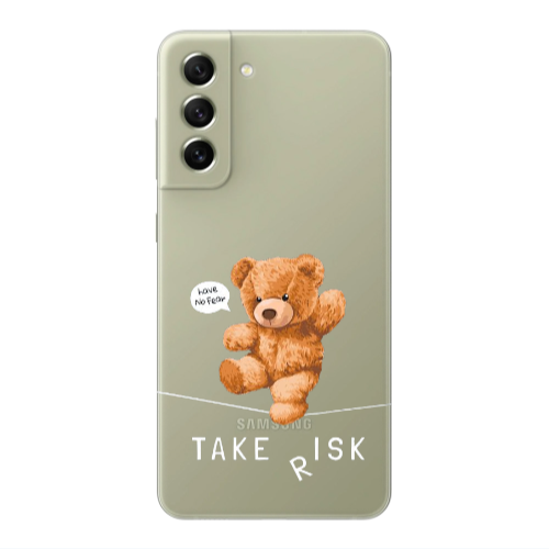 Samsung S22 Take risk Transparent Silicone TPU Θήκη