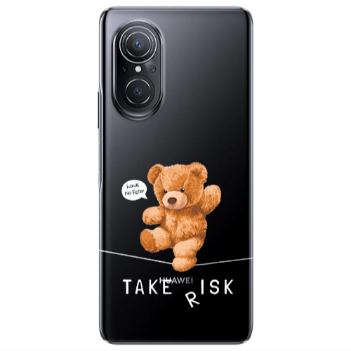 Huawei Nova 9 SE Take risk Transparent Silicone TPU Θήκη