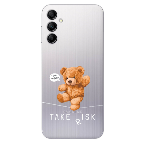 Samsung A24 Take risk Transparent Silicone TPU Θήκη