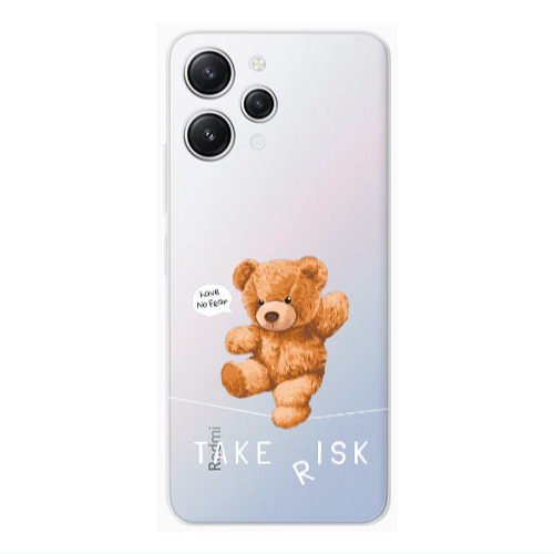 Xiaomi Redmi 12 Take risk Transparent Silicone TPU Θήκη