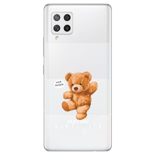 Samsung A42 5G Take risk Transparent Silicone TPU Θήκη