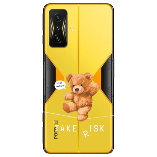 Xiaomi Poco F4 Gt Take risk Transparent Silicone TPU Θήκη