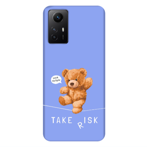 Xiaomi Redmi Note 12s Take risk Light Purple Colored Silicone TPU Θήκη