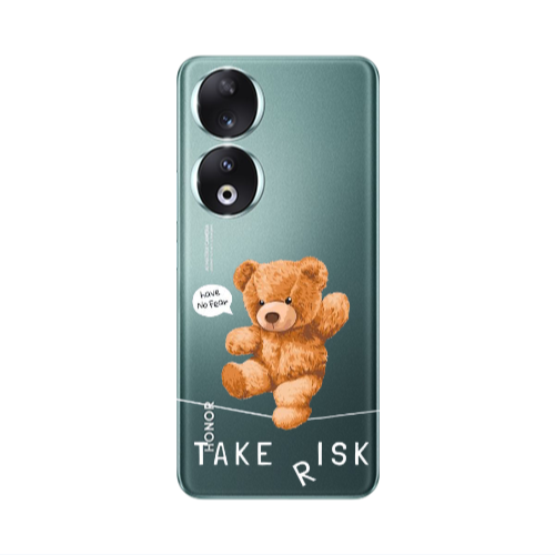 Honor 90 5G Take risk Transparent Silicone TPU Θήκη