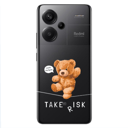 Xiaomi Redmi Note 13 Pro+ 5G  Take risk Transparent Silicone TPU Θήκη