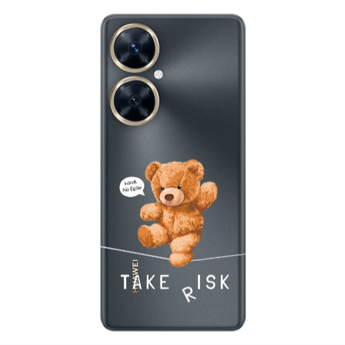 Huawei Nova 11i Take risk Transparent Silicone TPU Θήκη