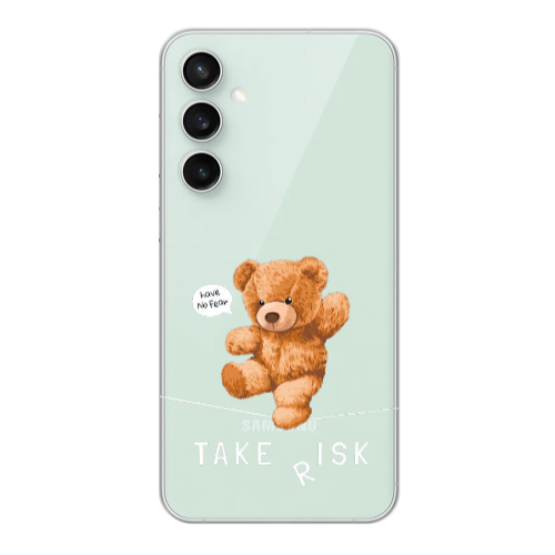 Samsung S24 Plus Take risk Transparent Silicone TPU Θήκη