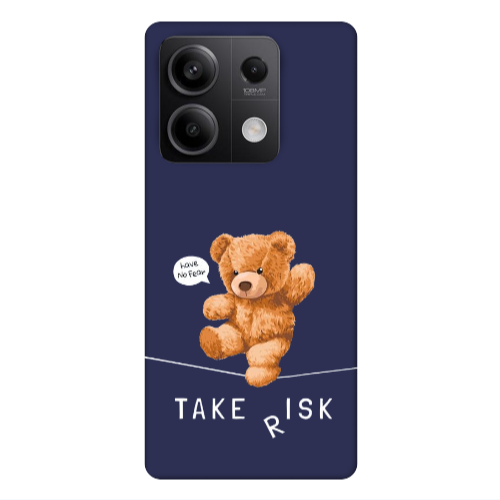 Xiaomi Redmi Note 13Pro 5G Take risk Dark blue Colored Silicone TPU Θήκη