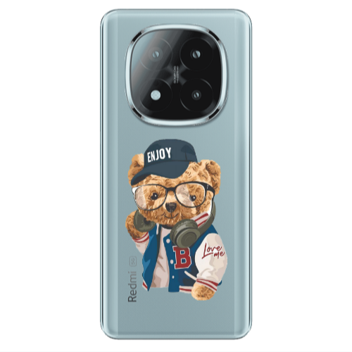 Xiaomi Redmi Note 14 Pro + 5g Enjoy Transparent Silicone TPU Θήκη