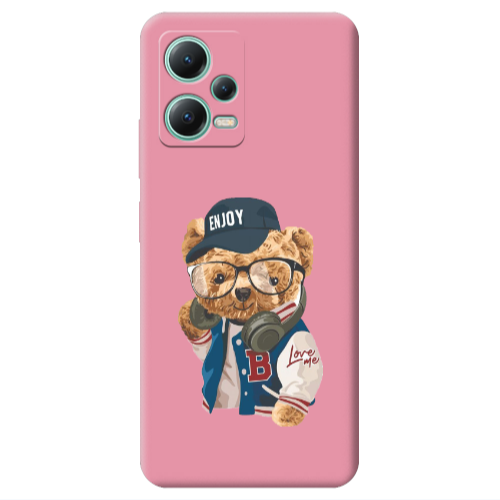Xiaomi Redmi Note 12 Pro 5G Enjoy Pink Colored Silicone TPU Θήκη