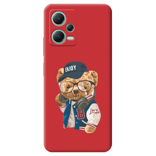 Xiaomi Redmi Note 12 Pro 5G Enjoy Red Colored Silicone TPU Θήκη
