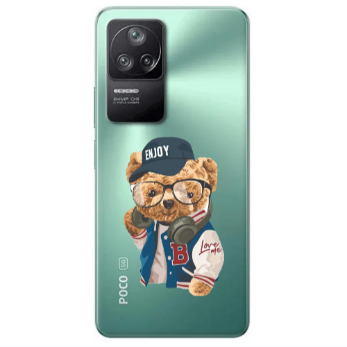 Xiaomi Poco F4 Enjoy Transparent Silicone TPU Θήκη