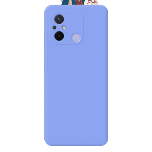Xiaomi Redmi 12C Enjoy Light Purple Colored Silicone TPU Θήκη