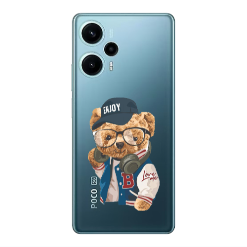 Xiaomi Poco F5 Enjoy Transparent Silicone TPU Θήκη