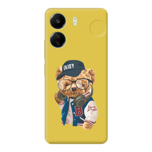 Xiaomi Redmi 13C Enjoy Yellow Colored Silicone TPU Θήκη