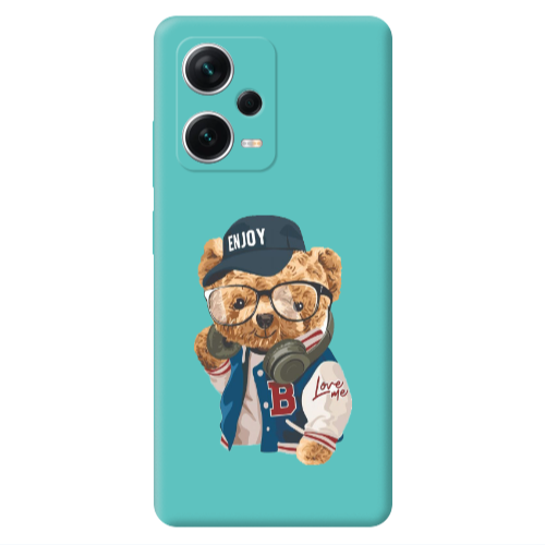 Xiaomi Poco X5 Enjoy Turquoise Colored Silicone TPU Θήκη