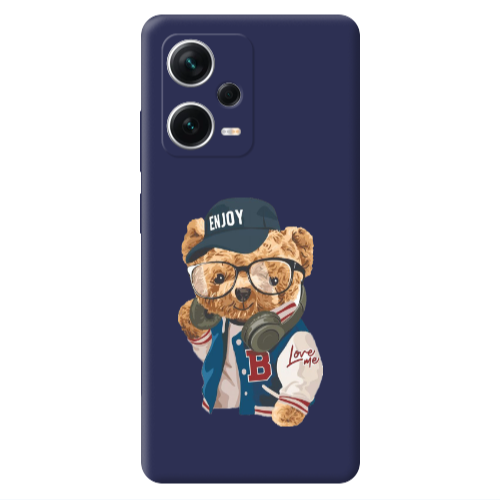 Xiaomi Poco X5 Enjoy Dark blue Colored Silicone TPU Θήκη