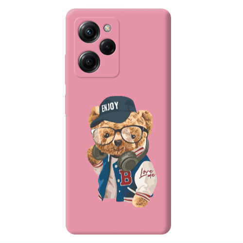 Xiaomi Poco X5 Pro Enjoy Pink Colored Silicone TPU Θήκη
