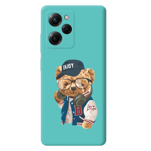 Xiaomi Poco X5 Pro Enjoy Turquoise Colored Silicone TPU Θήκη
