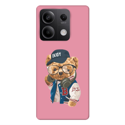 Xiaomi Redmi Note 13 5G Enjoy Pink Colored Silicone TPU Θήκη