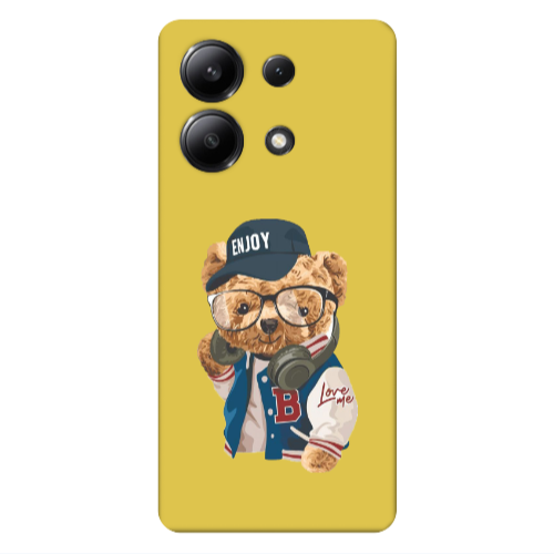 Xiaomi Redmi Note 13 4G Enjoy Yellow Colored Silicone TPU Θήκη