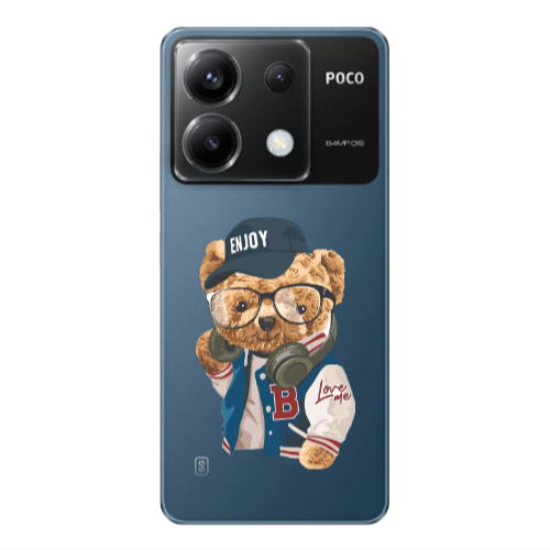 Xiaomi Poco X6 5G Enjoy Transparent Silicone TPU Θήκη