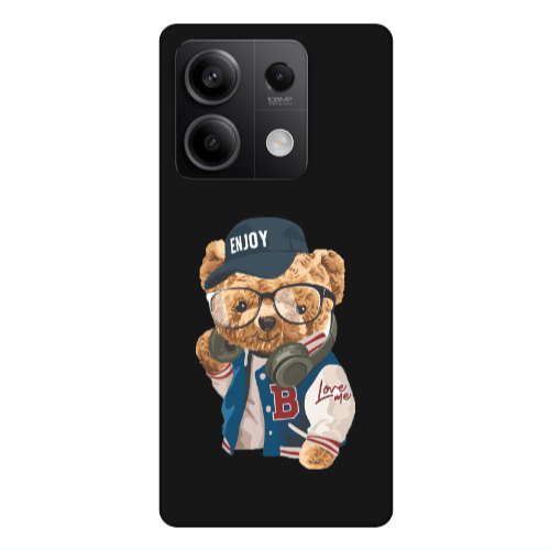 Xiaomi Redmi Note 13Pro 5G Enjoy Black Colored Silicone TPU Θήκη