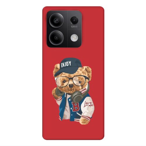 Xiaomi Redmi Note 13Pro 5G Enjoy Red Colored Silicone TPU Θήκη