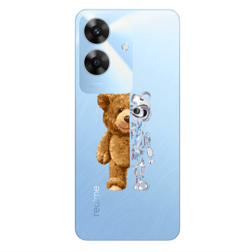 Realme Note 60 Glacier Transparent Silicone TPU Θήκη